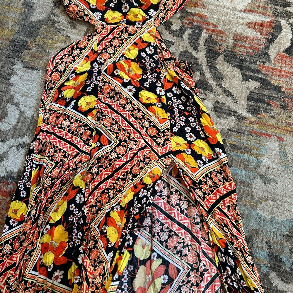 Forever 21 Multicolor Floral Maxi Dress